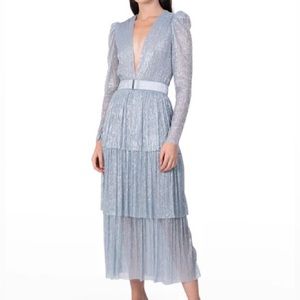 SABINA MUSAYEV Carry Dress - Light Blue XS